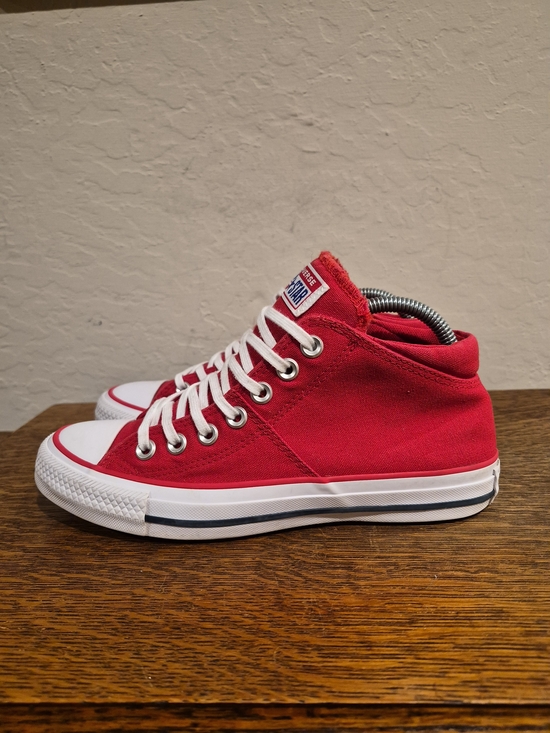 Converse Shoes - Converse Chuck Taylor All Star Madison Mid in Red Sneakers 
Women's Size US 8